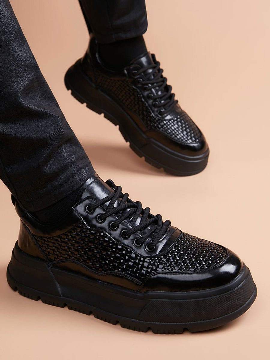 Versatile Handcrafted Genuine Leather Men's Derby Shoes for Polished Occasions