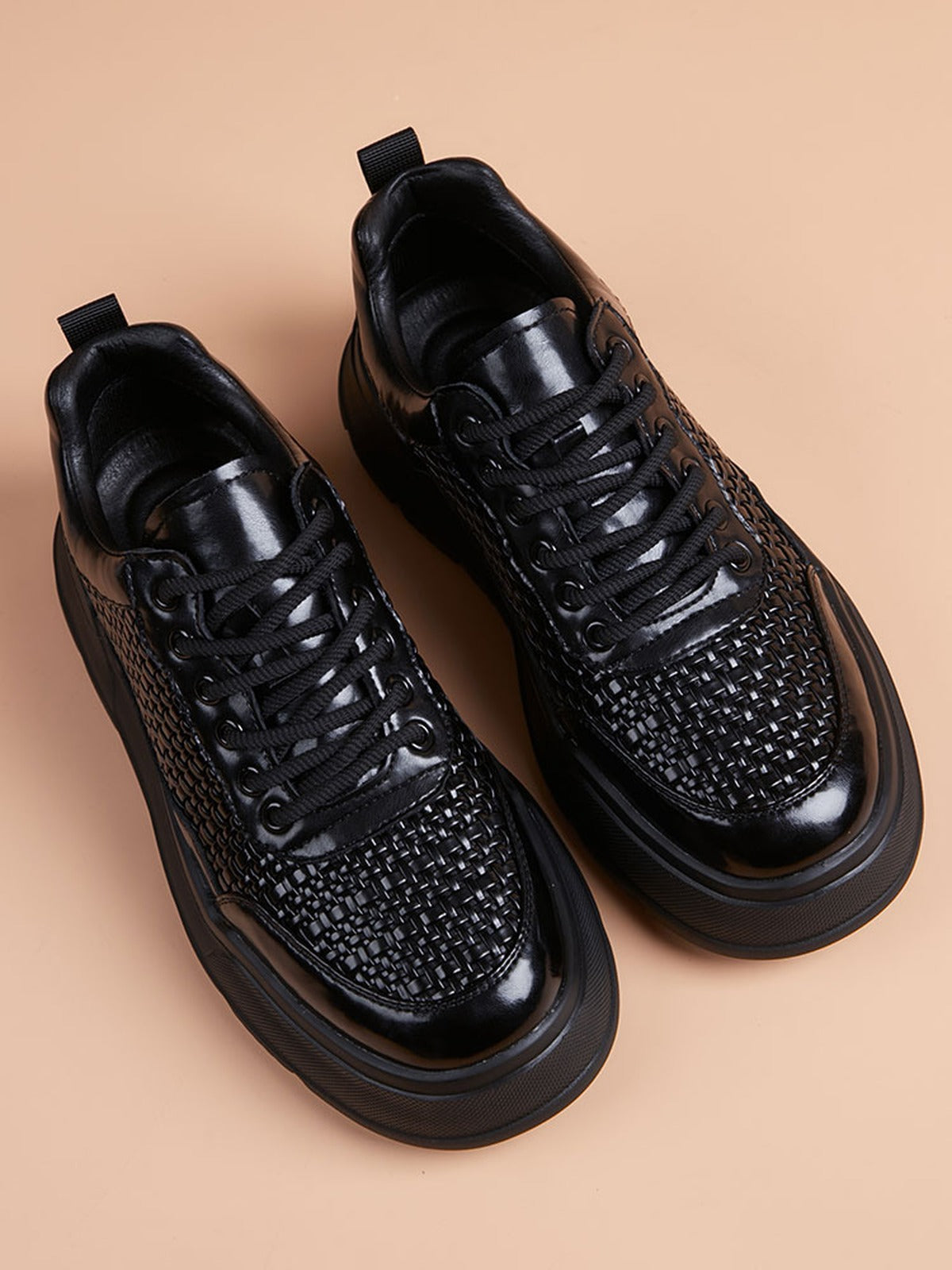 Handcrafted Genuine Leather Men's Derby Shoes - product view 4