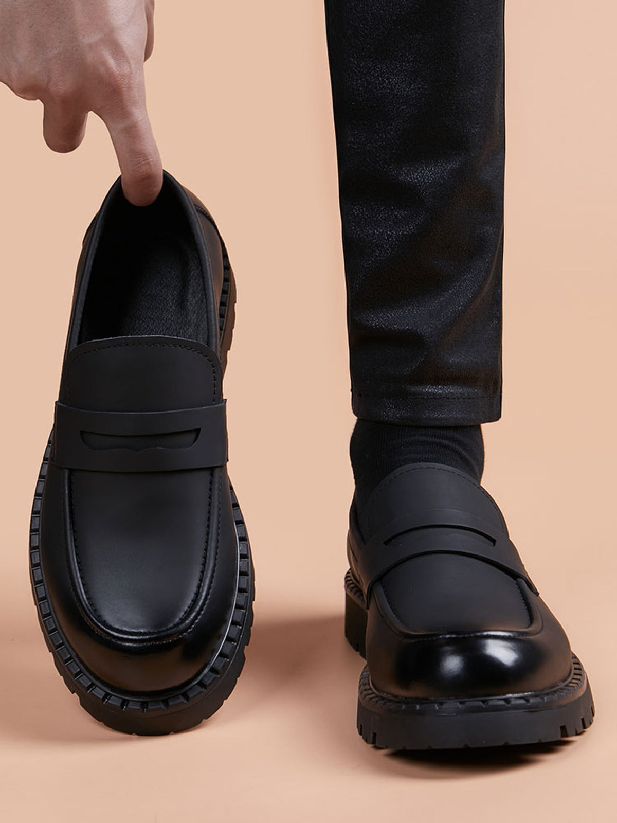 Handcrafted genuine leather shoes product view