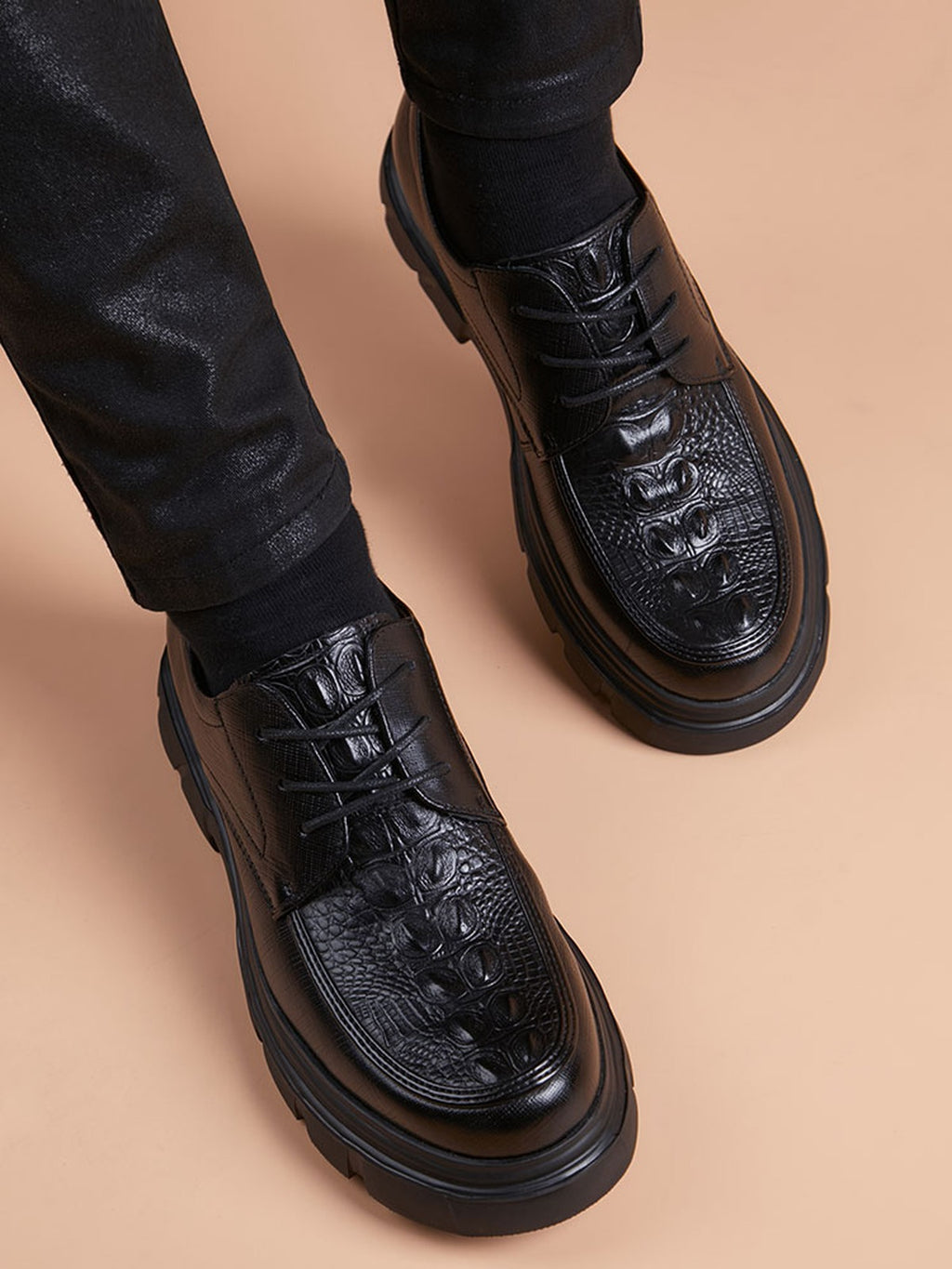 Handcrafted genuine leather shoes product view