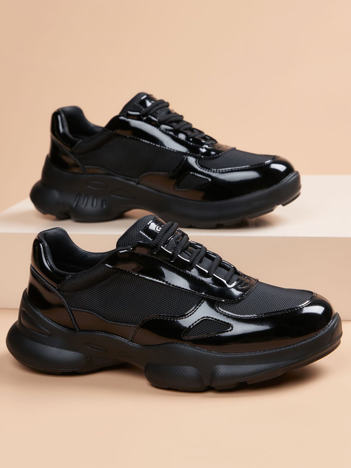 Handcrafted Genuine Leather Men's Derby Shoes - product view 4
