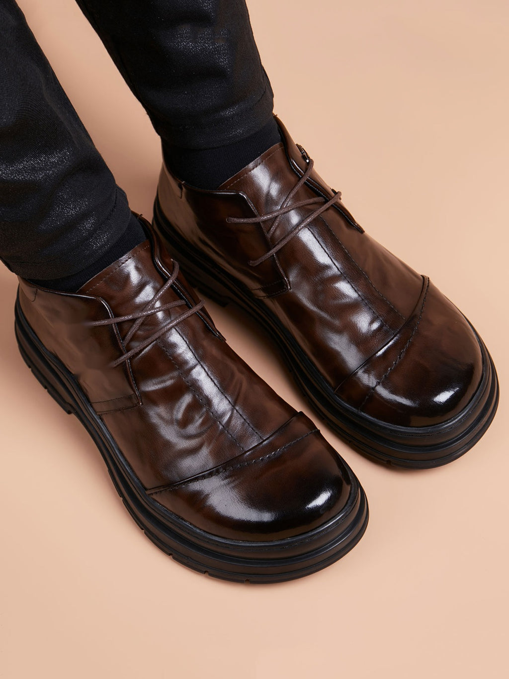 Handcrafted Genuine Leather Men's Dress Shoes - product view 4