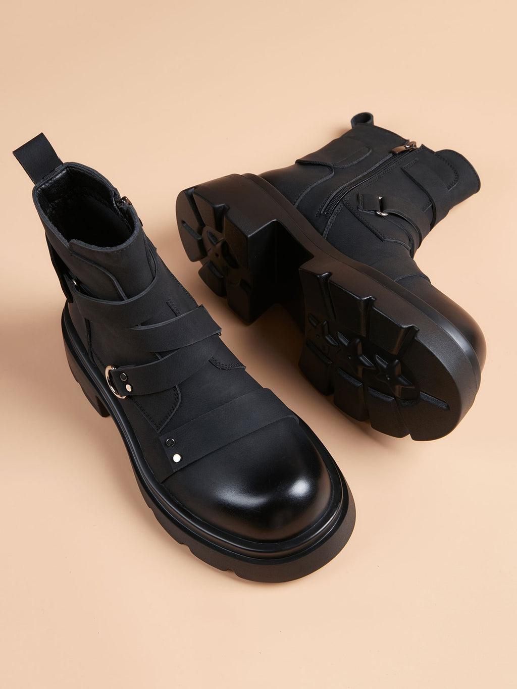 Handcrafted Genuine Leather Men's Boots - product view 5