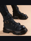 Black handcrafted genuine leather shoes - color swatch