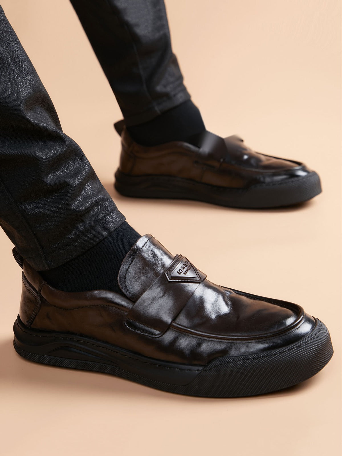 Handcrafted genuine leather shoes product view