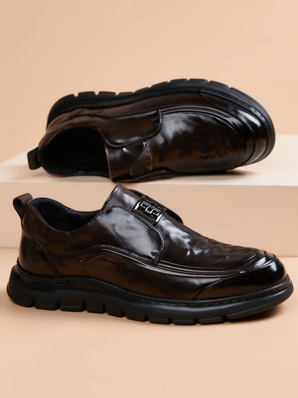 Handcrafted genuine leather shoes product view